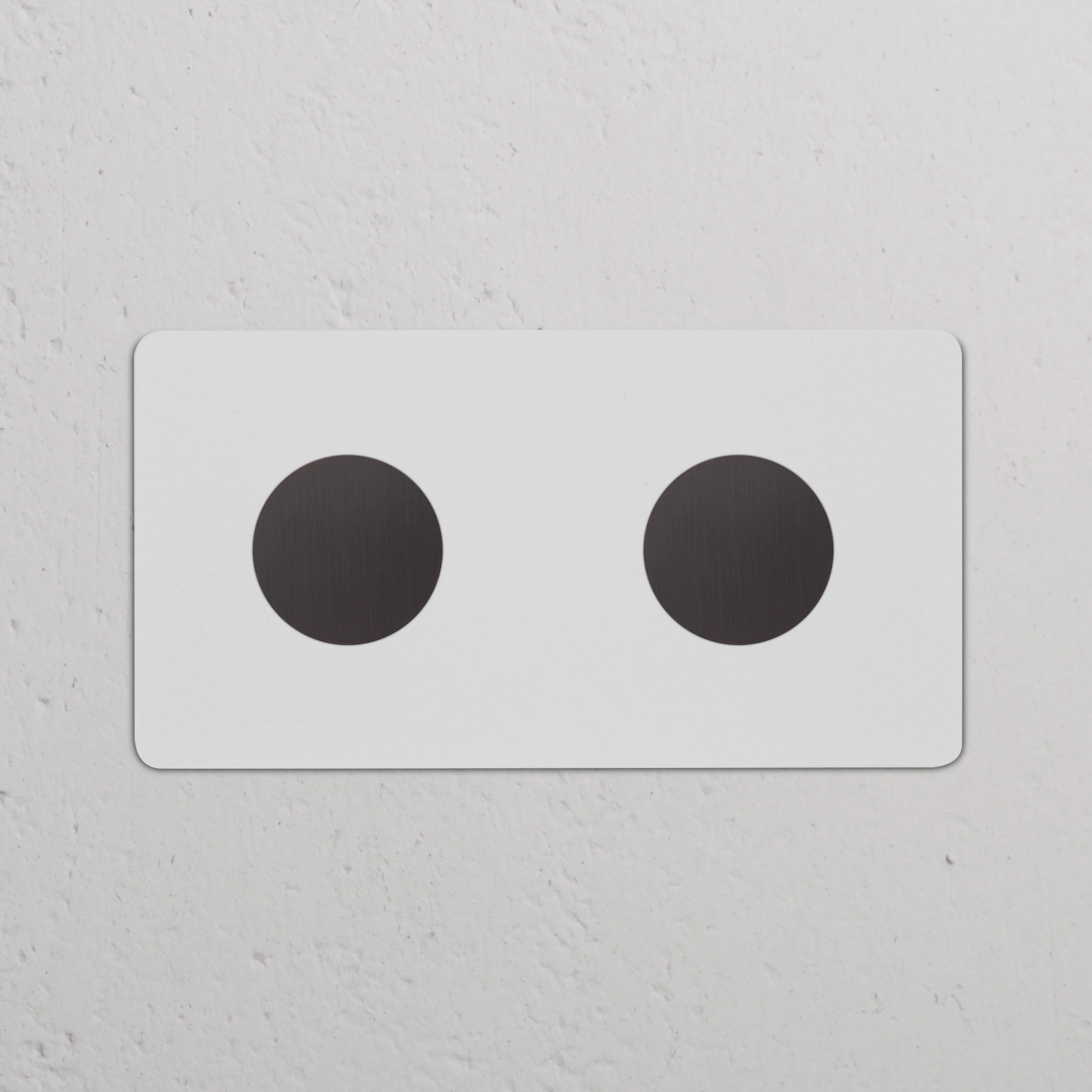 Kew Double 2x Multiway Dimmer Switch - Paintable Bronze - Image 2