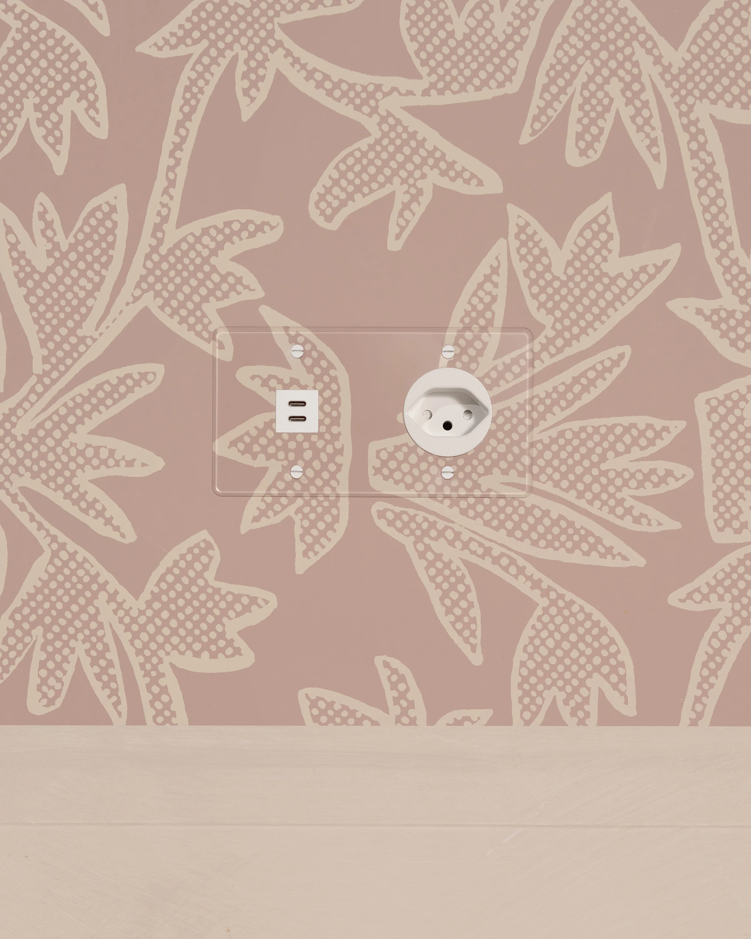 Kew Double USB-C 30W & Swiss Type J Socket - Clear | White - Image 3