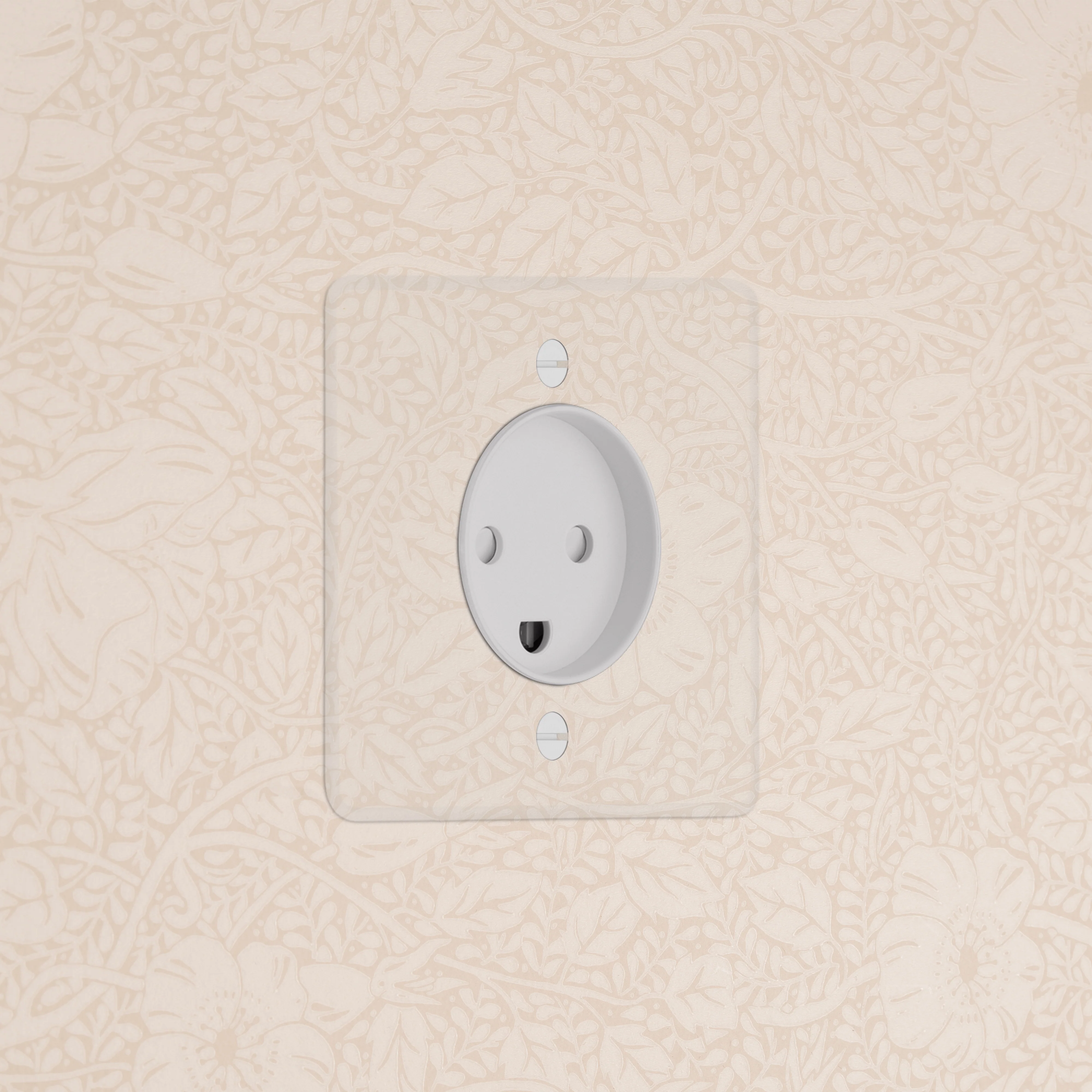 Kew Single Danish Type K Socket - Clear | White