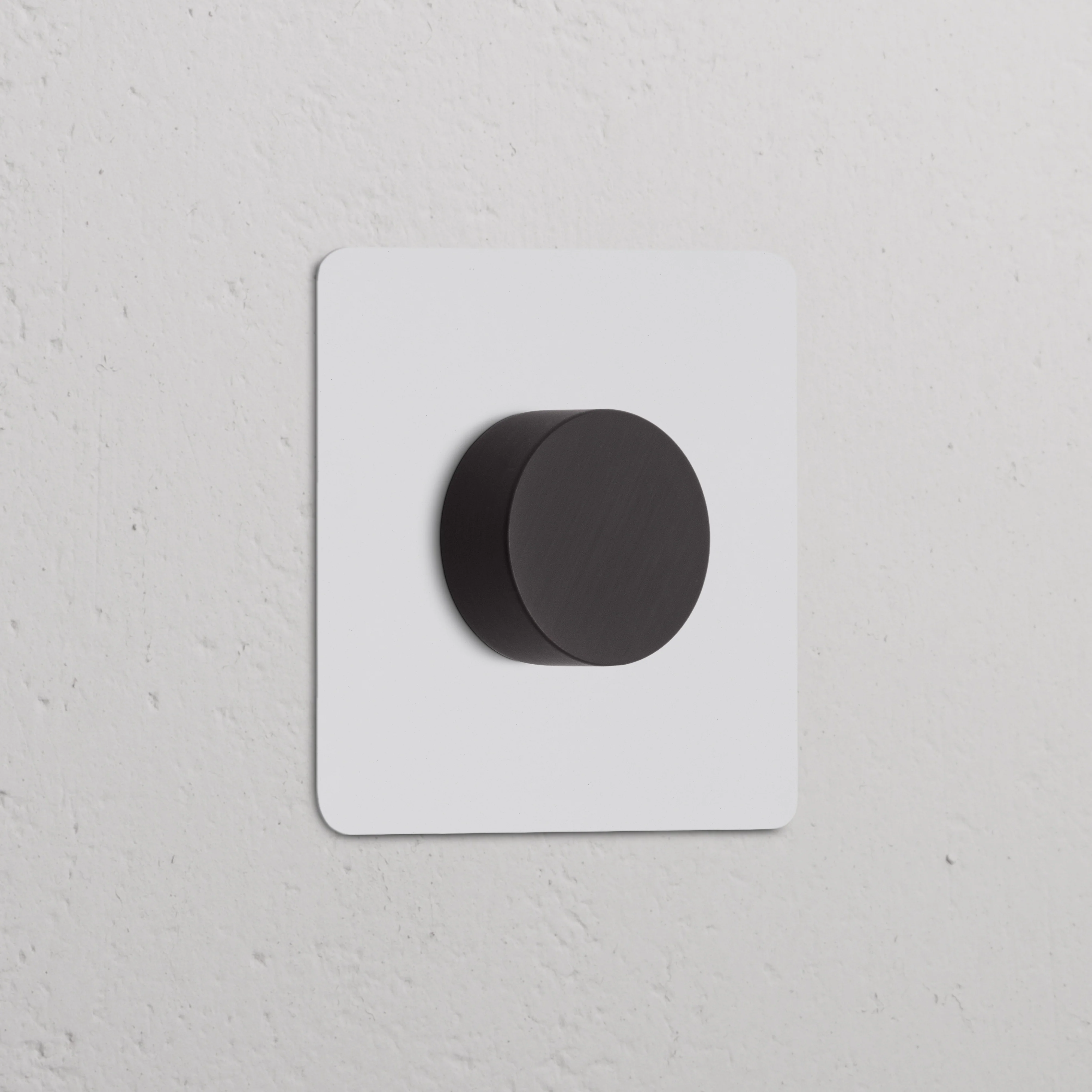 Kew Single Dimmer Switch - Paintable Bronze