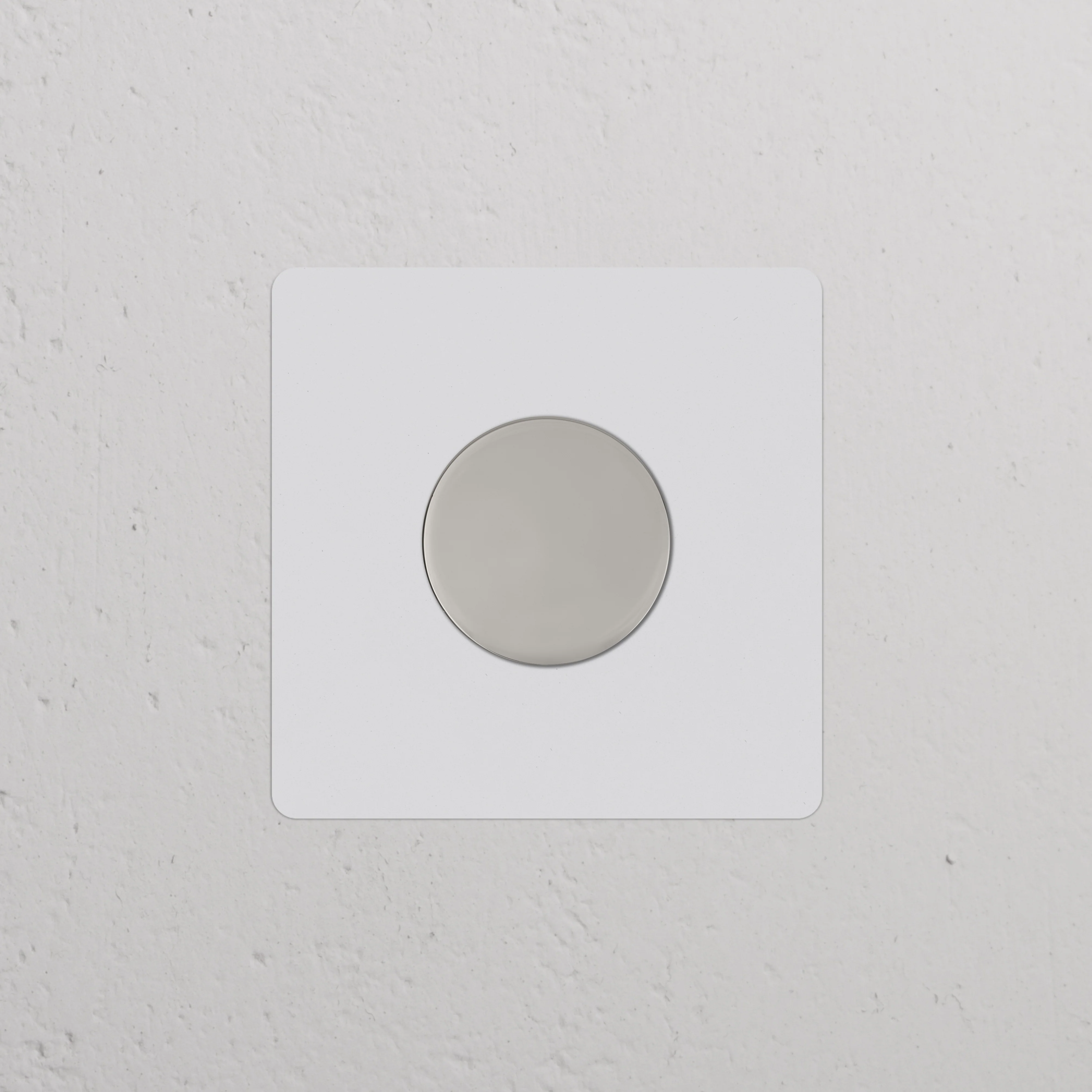 Kew Single Dimmer Switch - Paintable Polished Nickel - Image 2