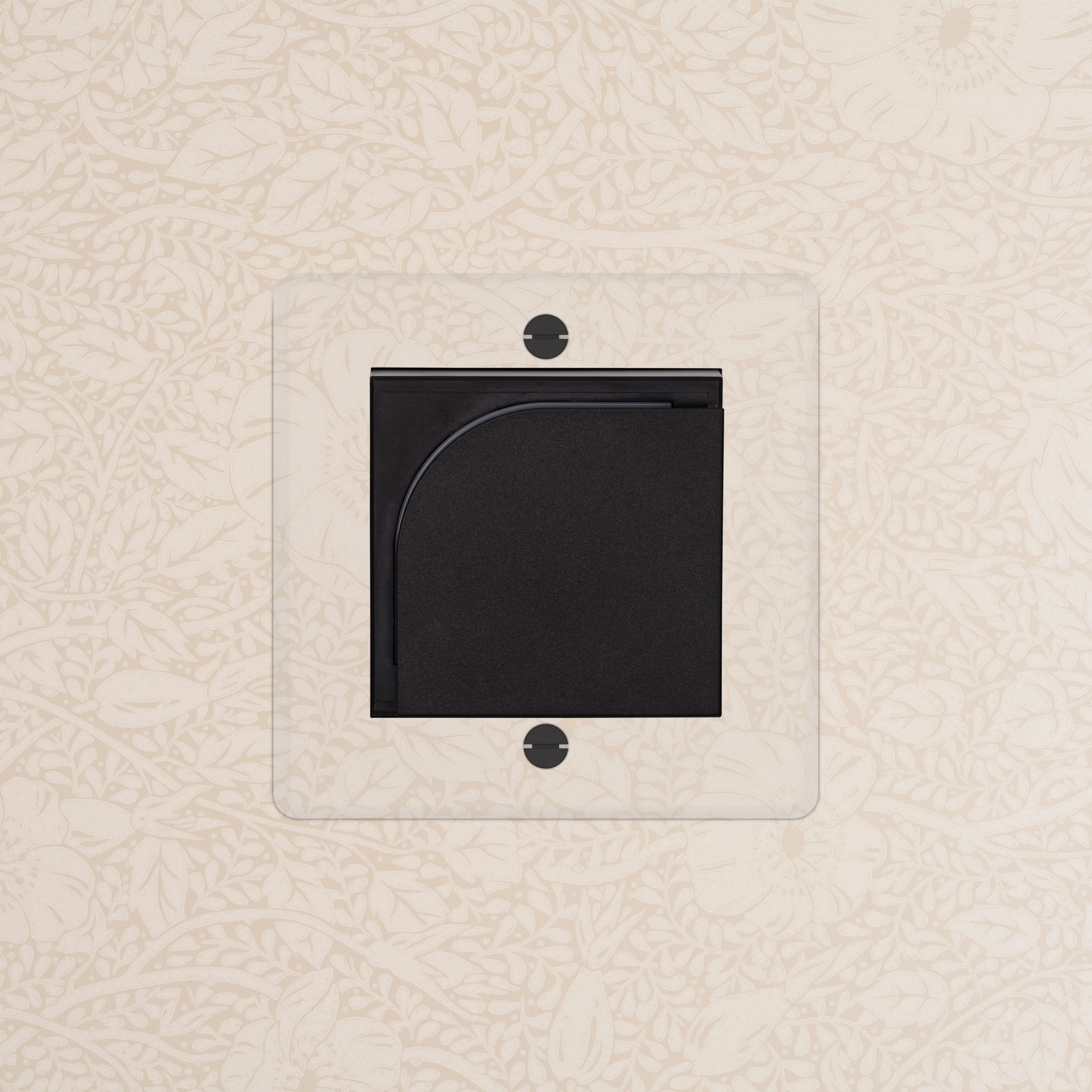 Kew Single Hotel Key Card Switch - Clear | Black - Image 2