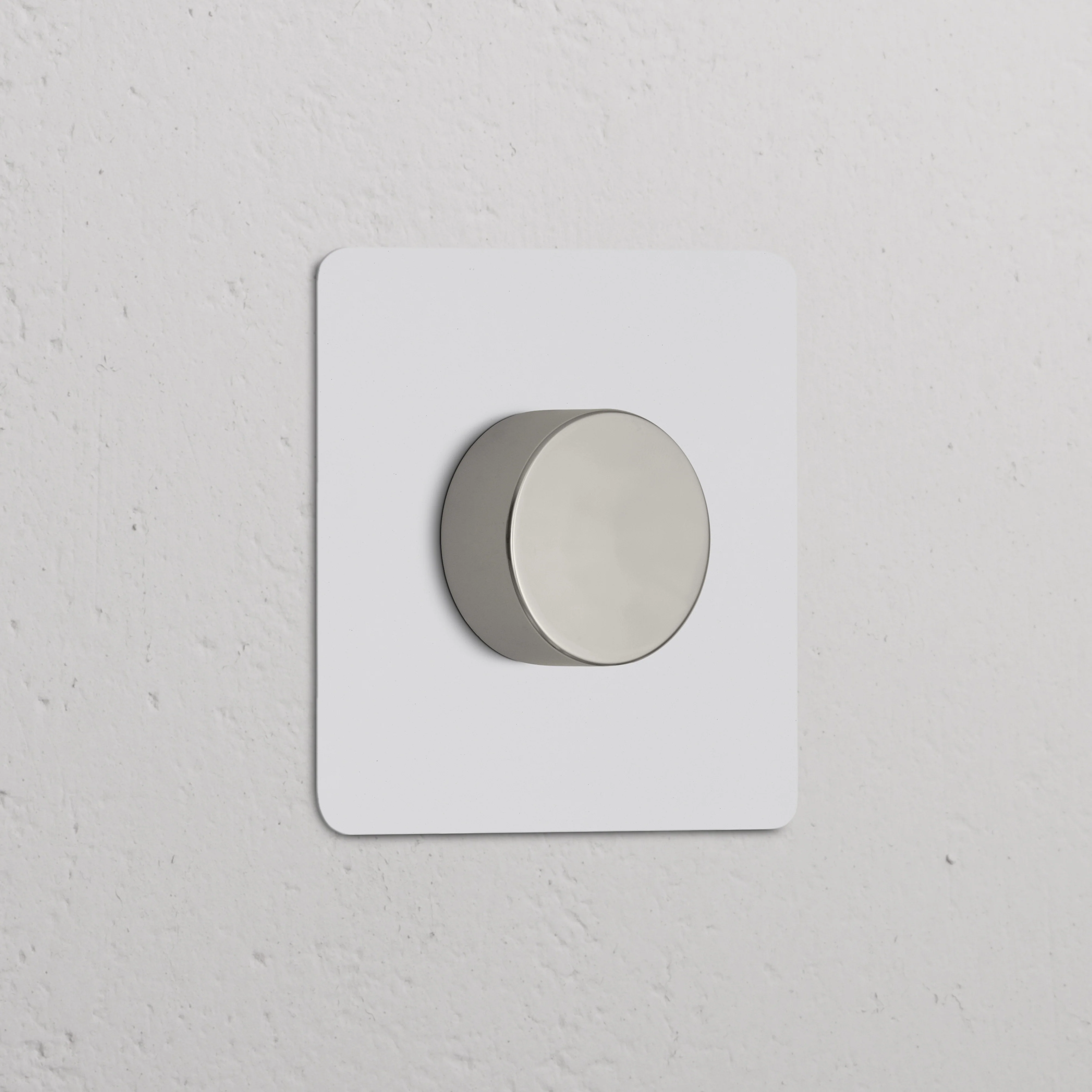 Kew Single Multiway Dimmer Switch - Paintable Polished Nickel