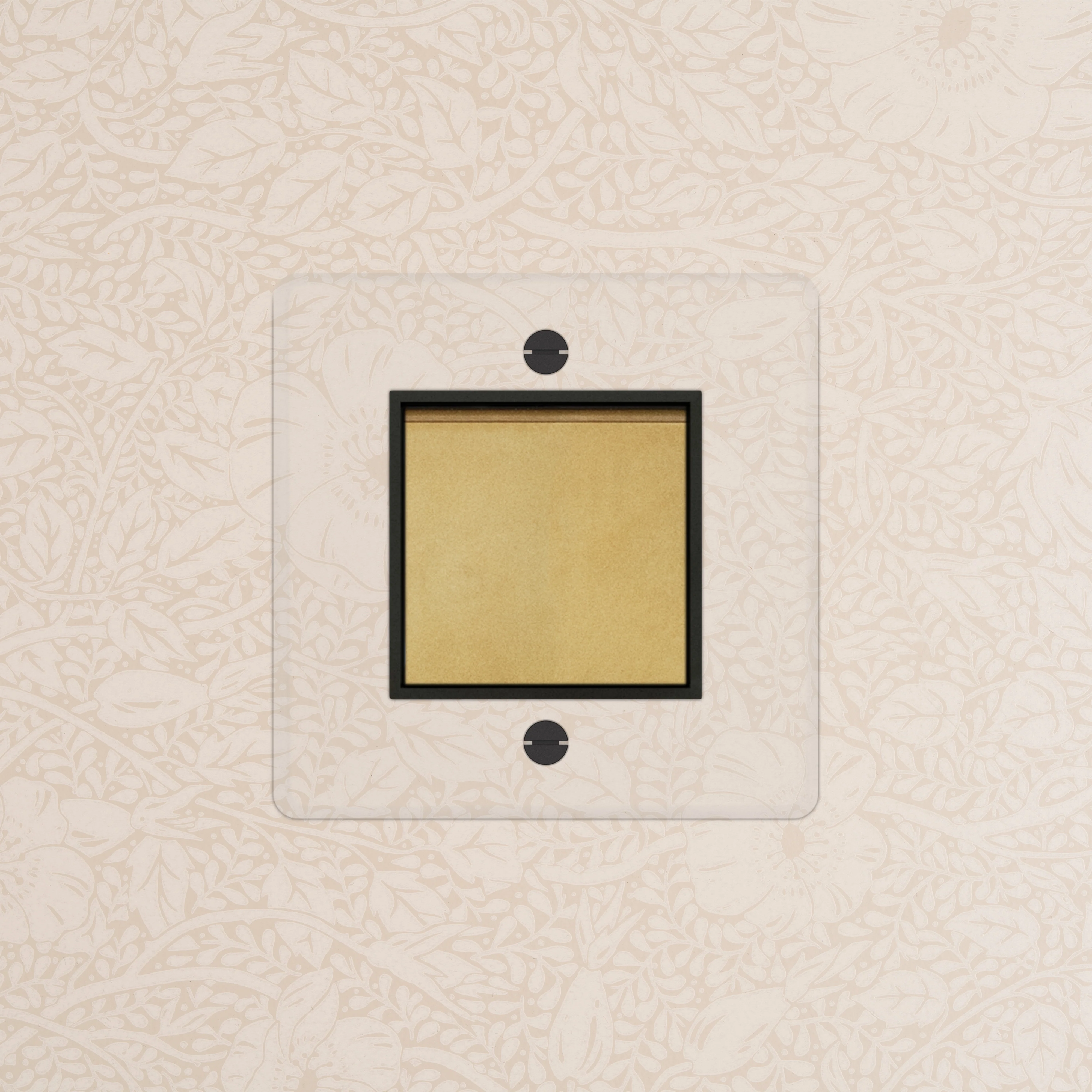 Kew Single Retractive Rocker Switch - Clear Antique Brass | Black - Image 2