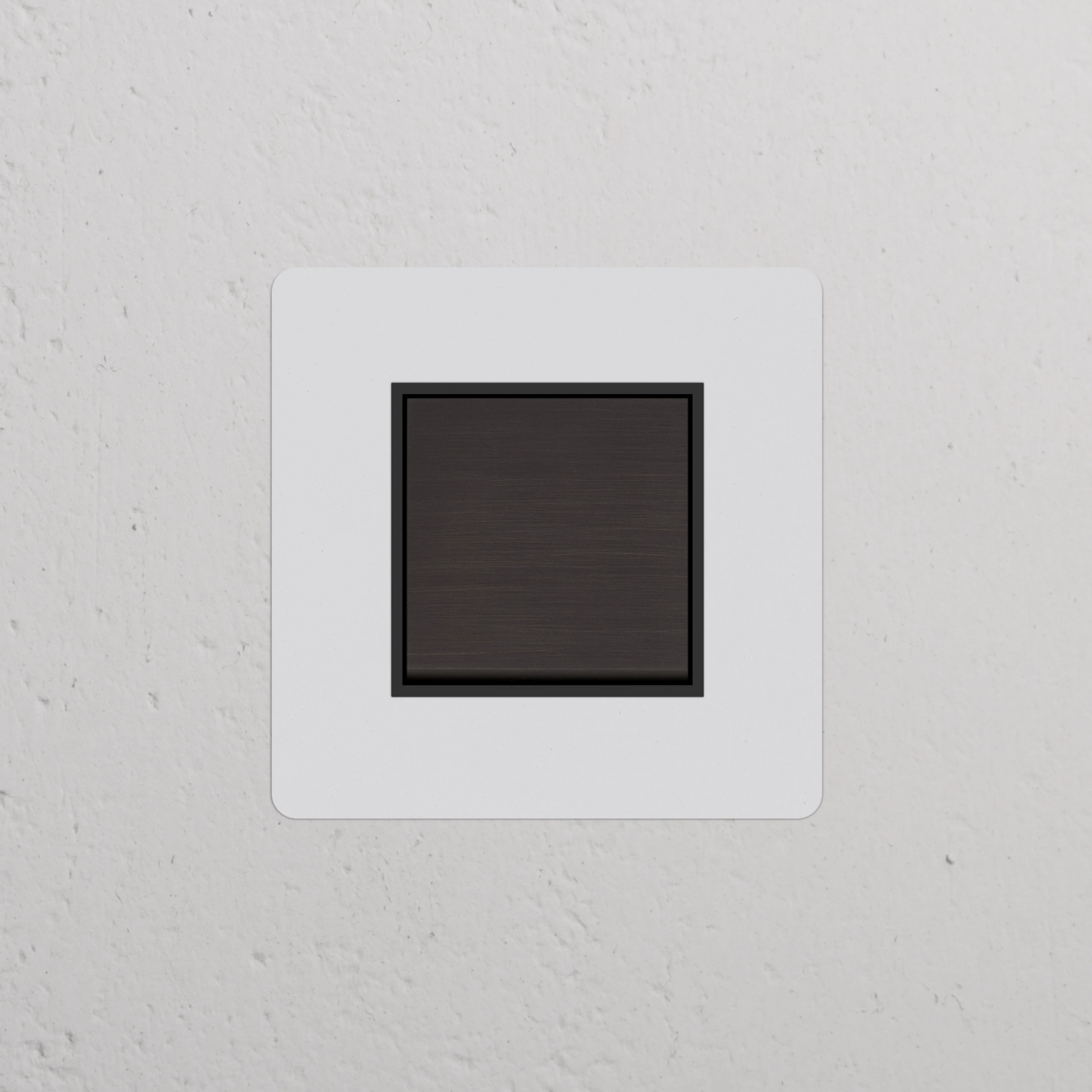 Kew Single Rocker Switch - Paintable Bronze | Black - Image 2