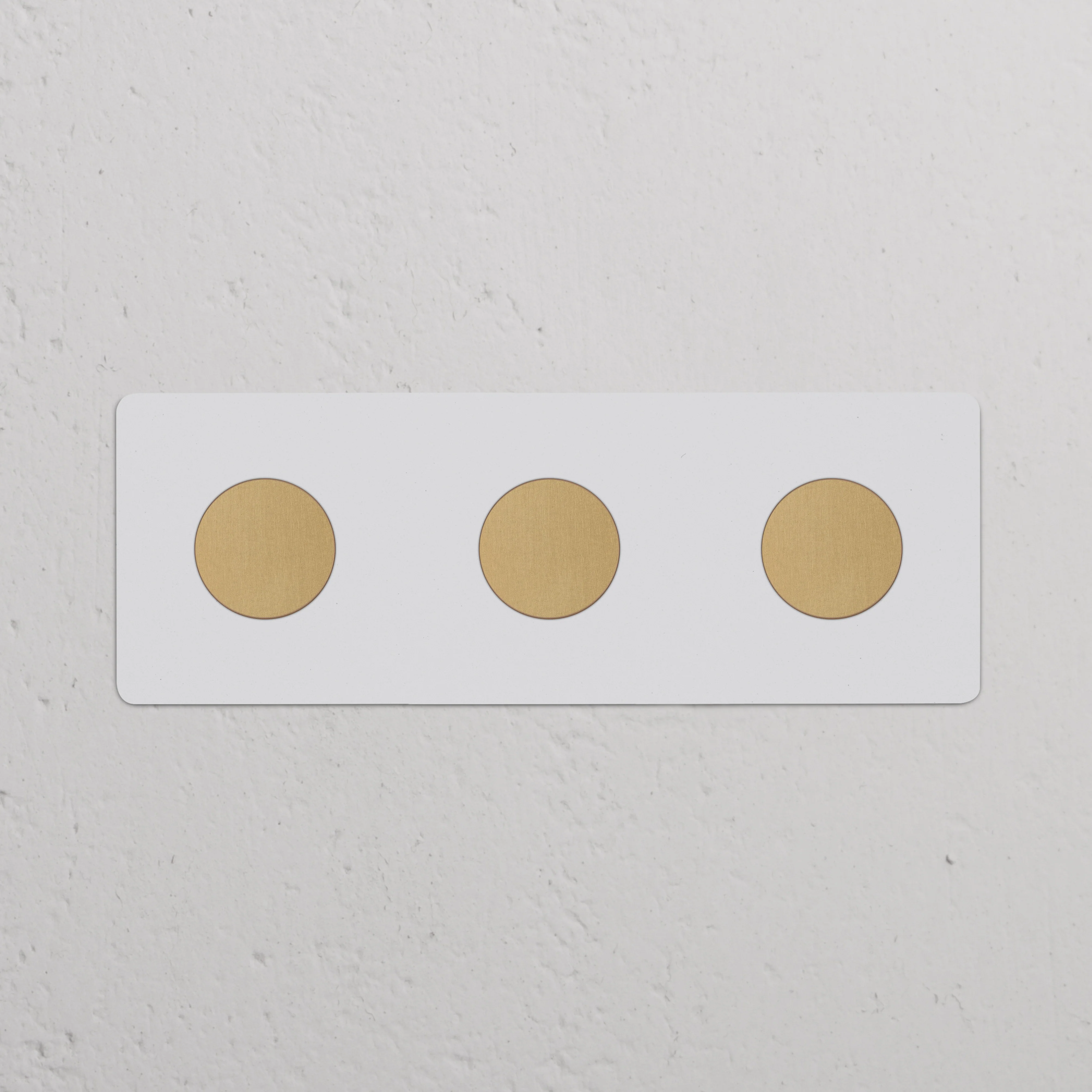 Kew Triple 3x Multiway Dimmer Switch - Paintable Antique Brass - Image 2