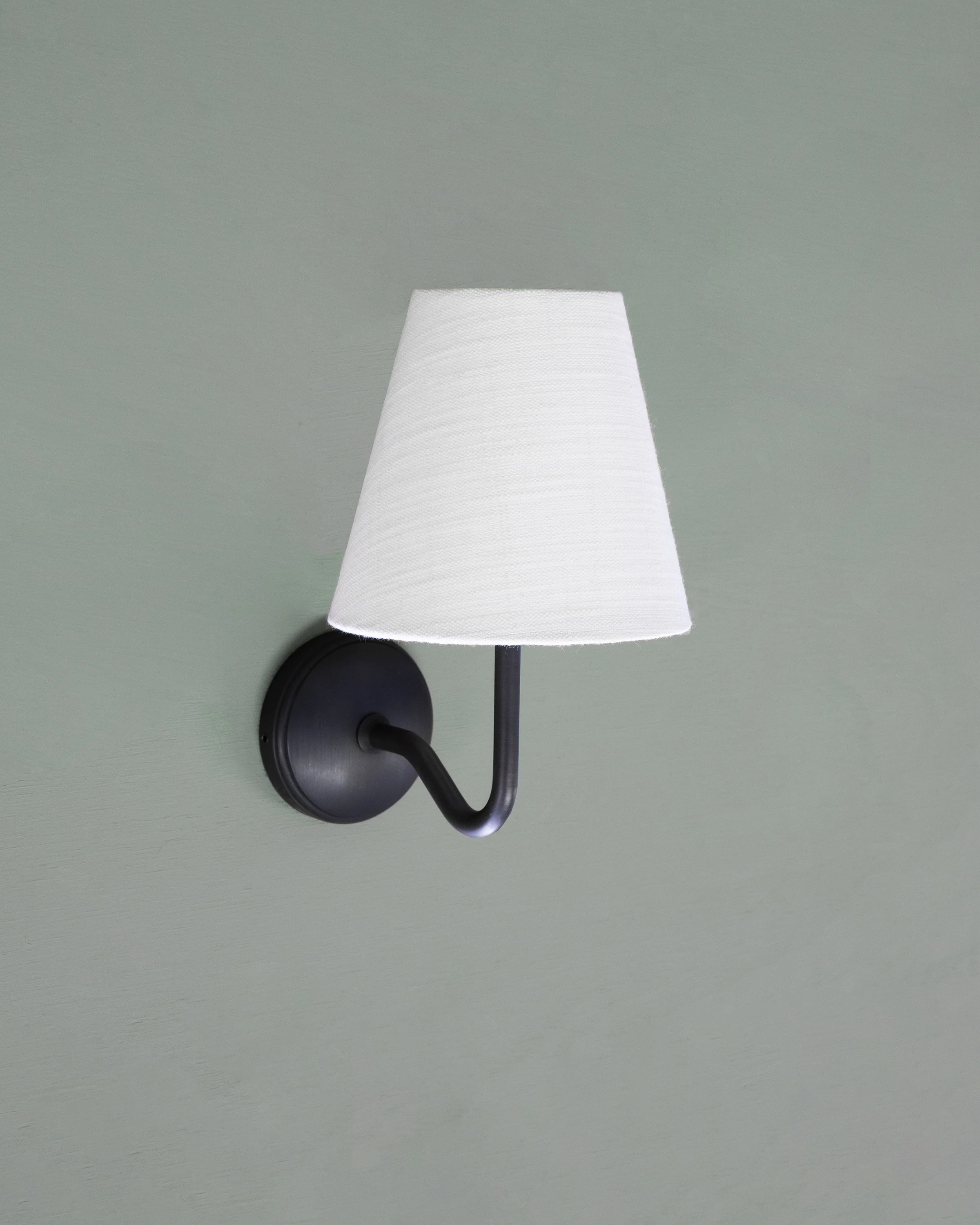 Malvern Small Wall Light Alabaster White - Bronze - Image 3