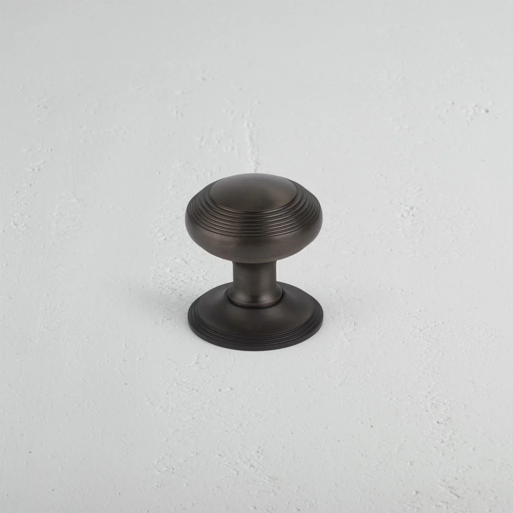 Poplar Sprung Door Knob - Bronze - Image 2