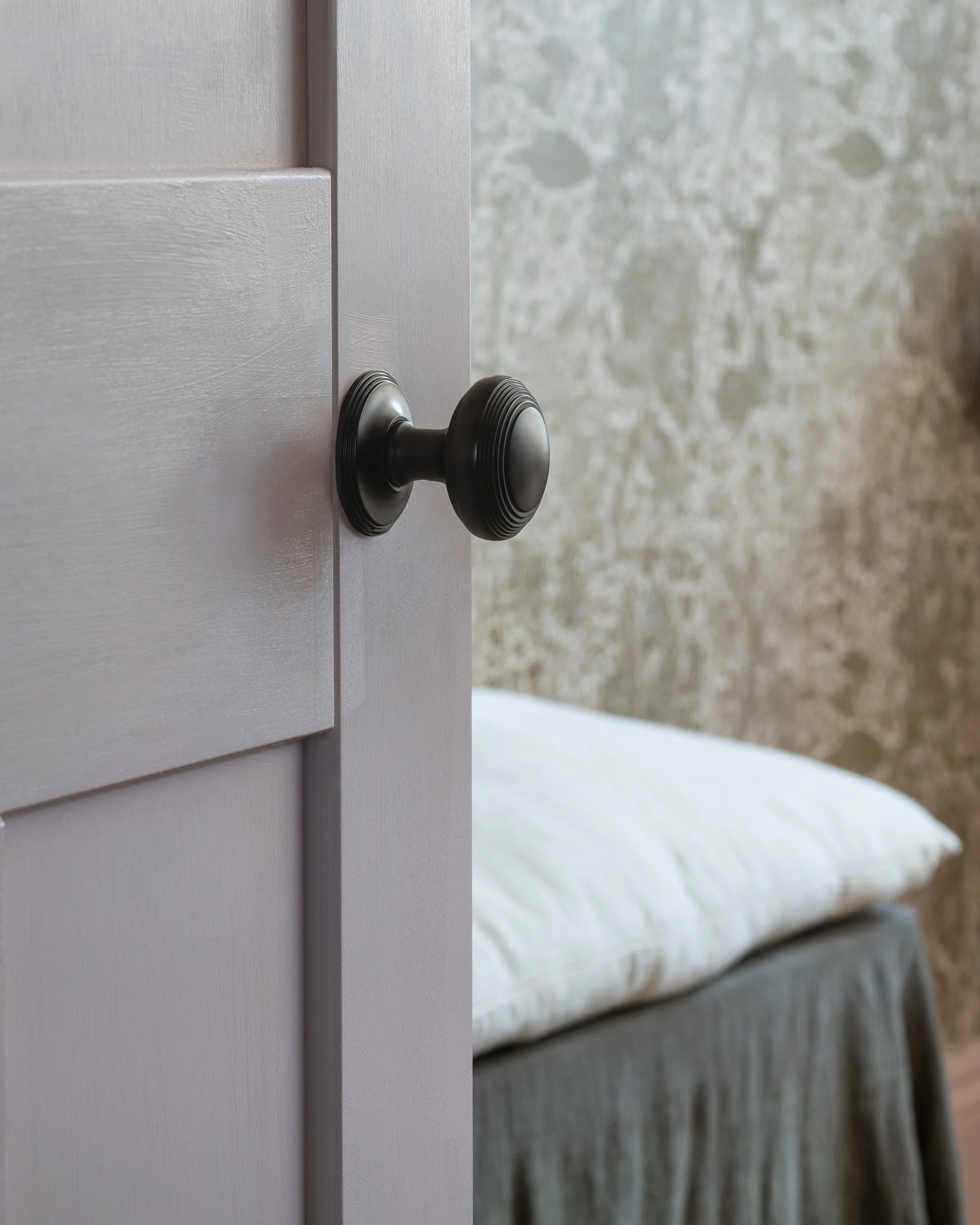 Poplar Sprung Door Knob - Bronze - Image 9