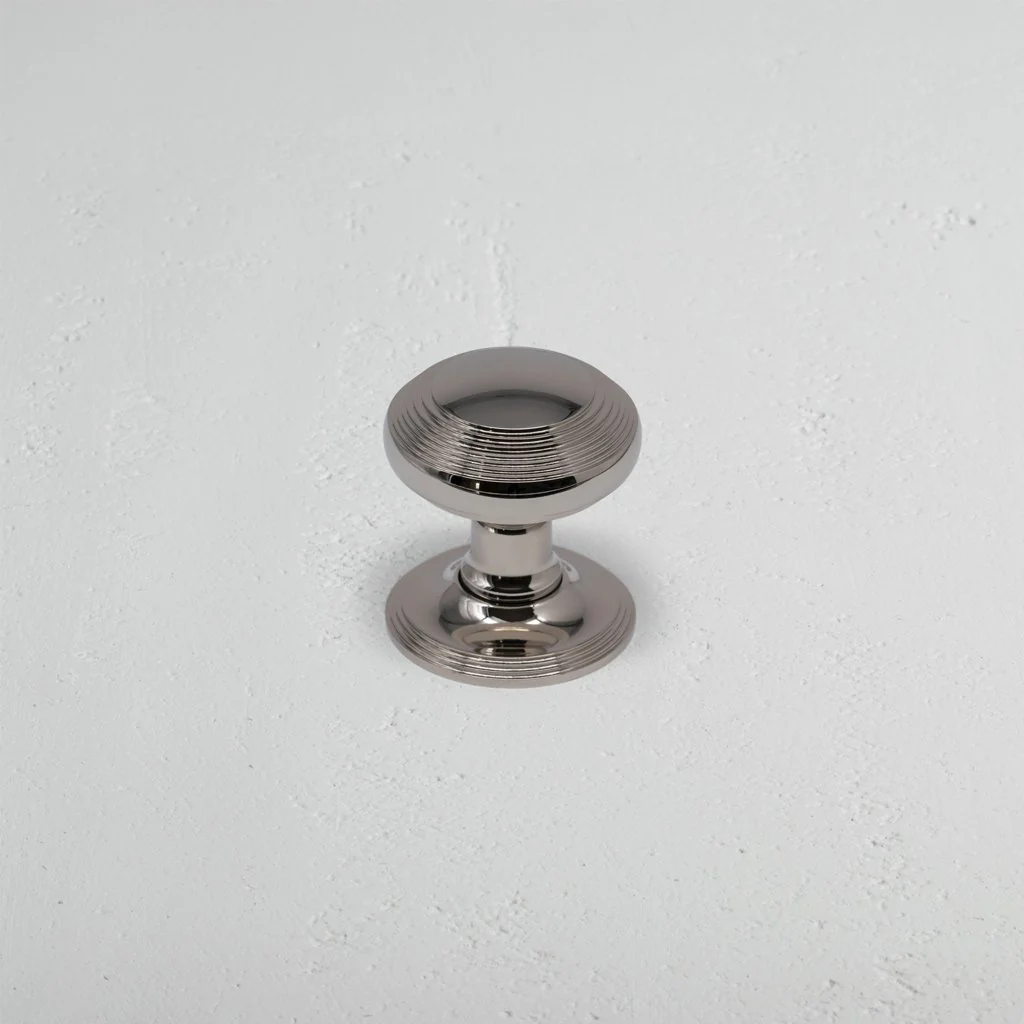 Poplar Sprung Door Knob - Polished Nickel - Image 2