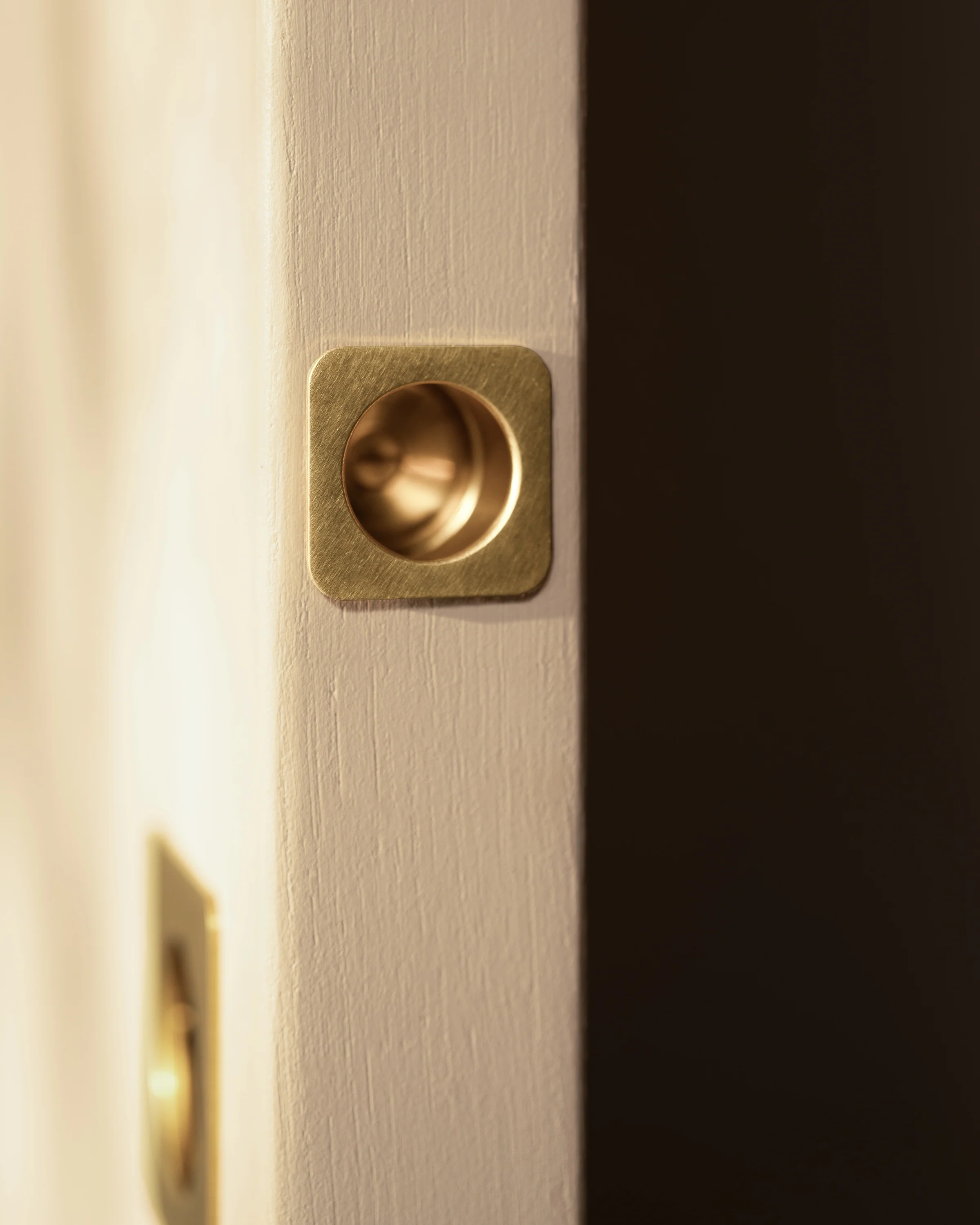 Regent Recessed Edge Pull - Antique Brass  - Image 3