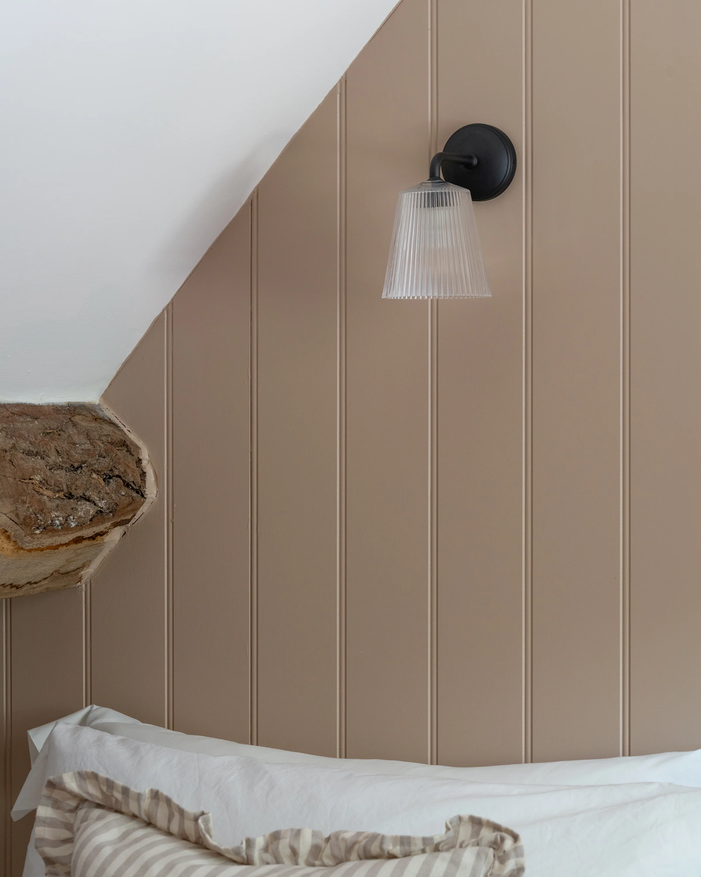 Richmond Medium Wall Light Fluted Glass - Bronze - Image 3