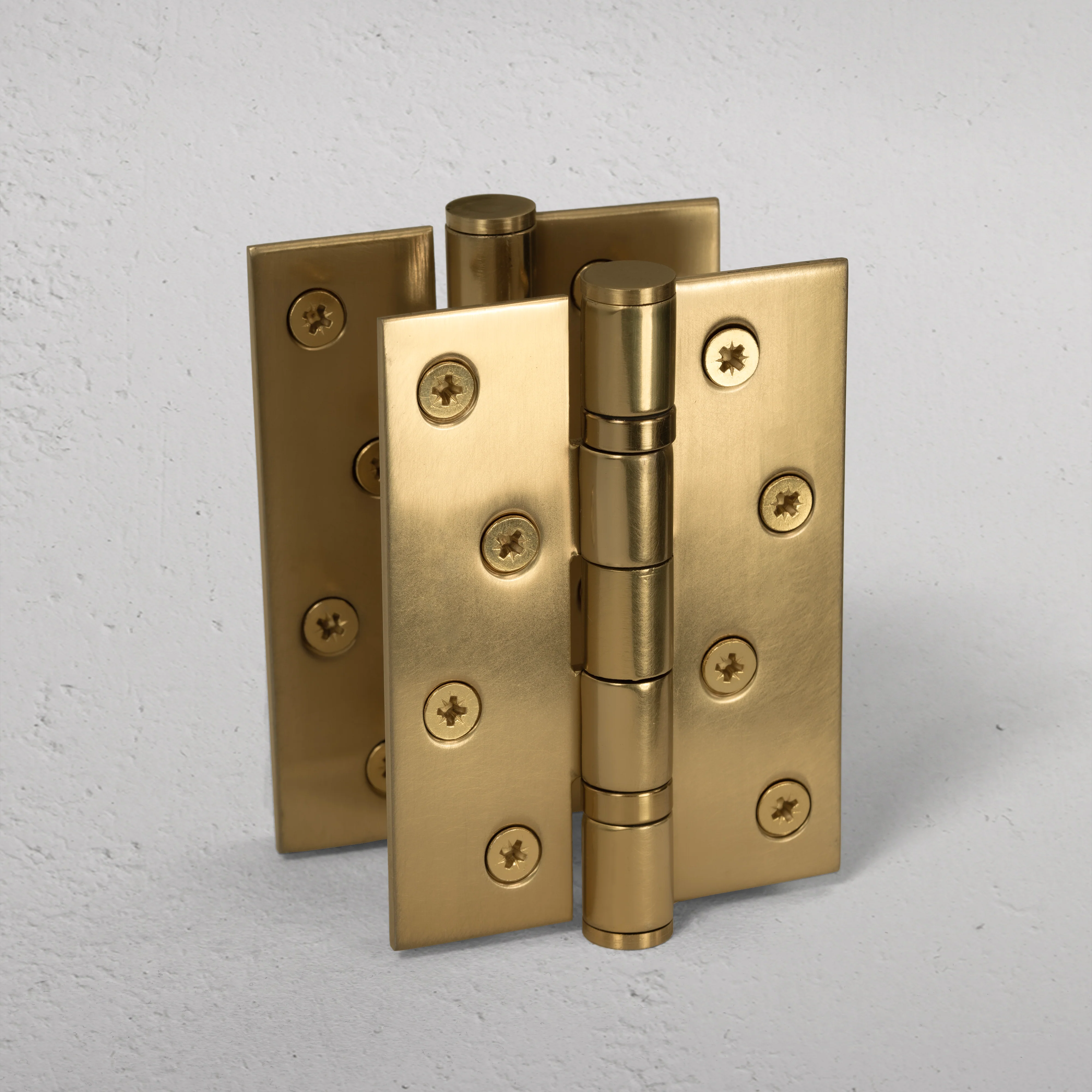 Saxon Steel Door Hinge Pair FR60 – Antique Brass - Image 2