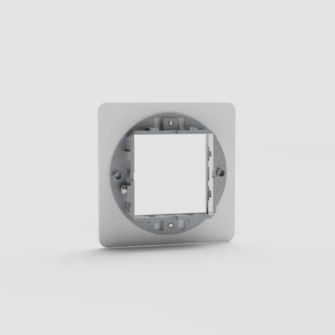Kew Single 45mm Module Plate - Clear | Black - Image 2