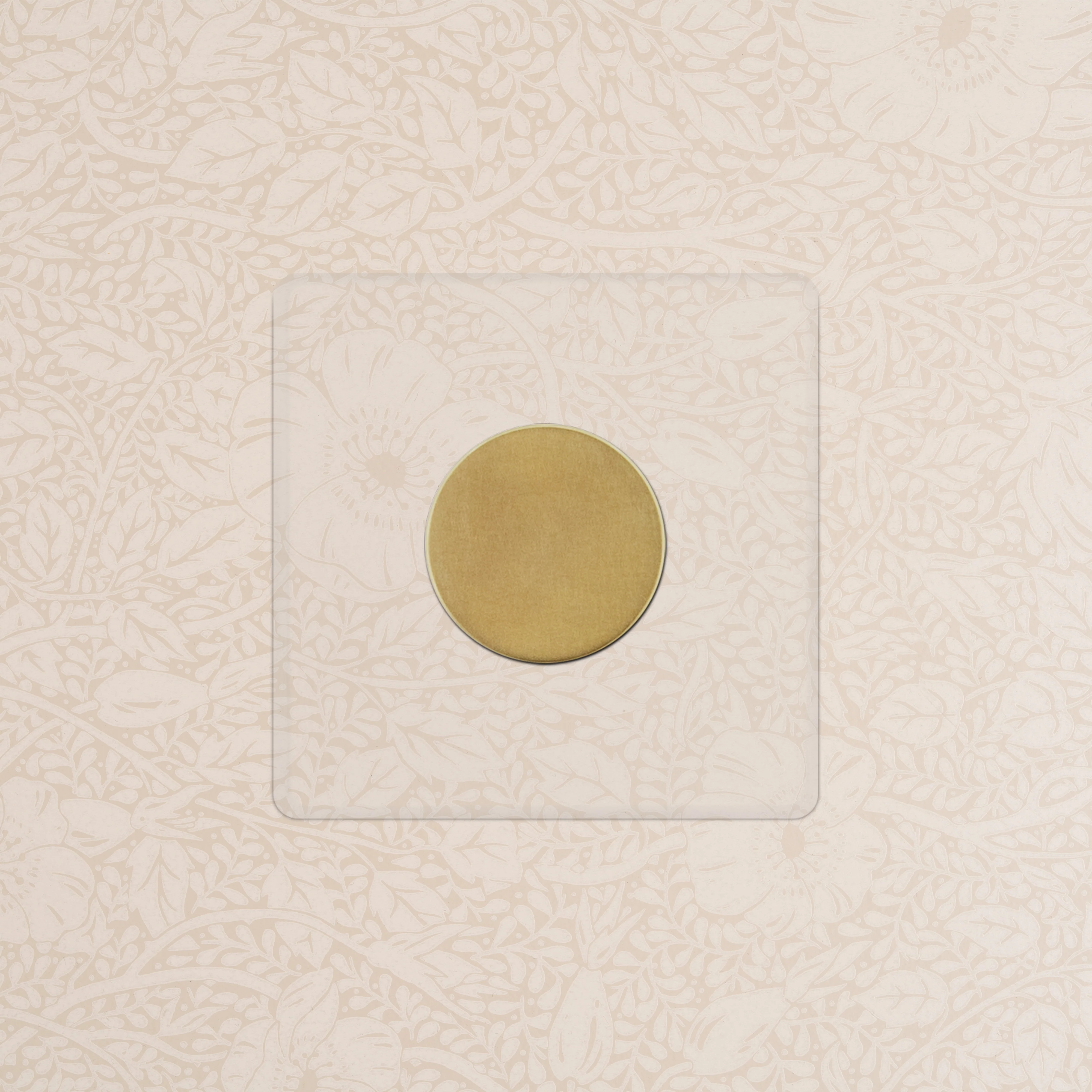 Kew Single Dimmer Switch - Clear Antique Brass - Image 2