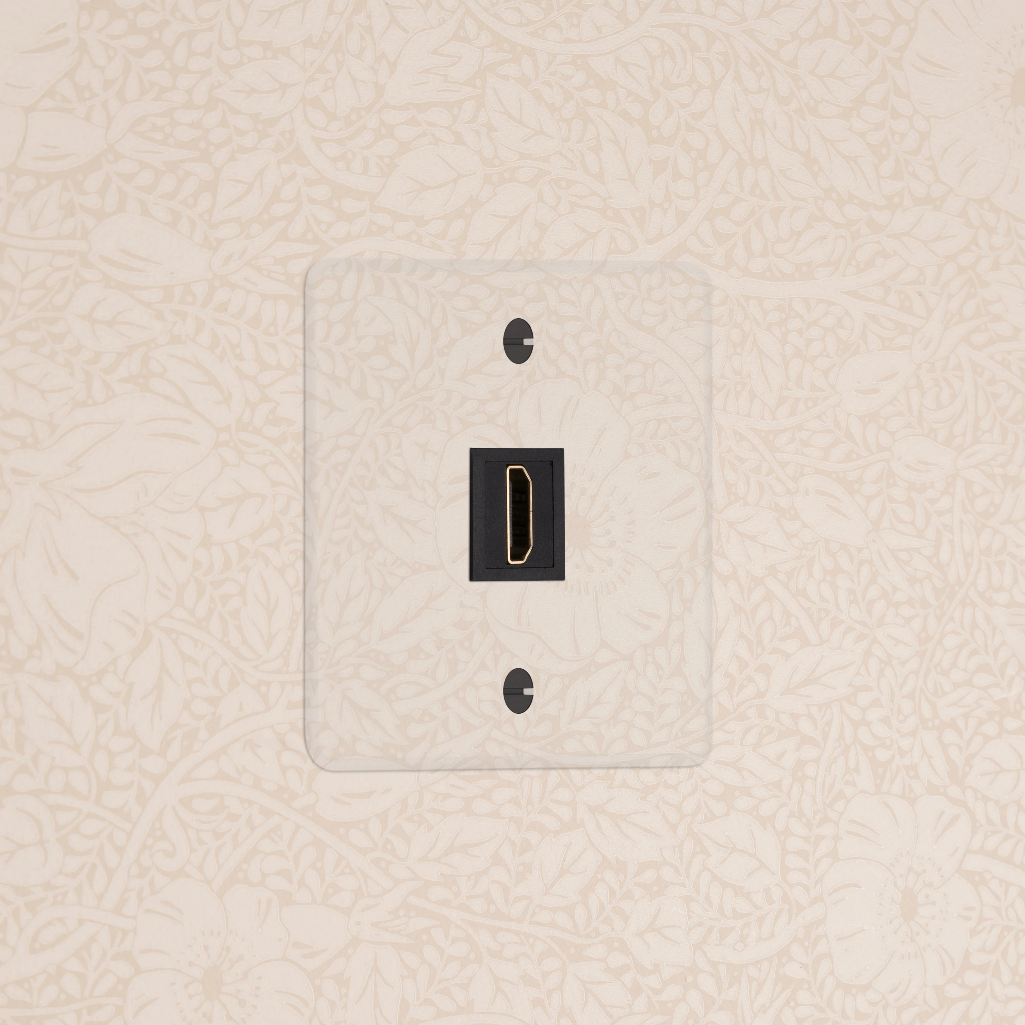 Kew Single HDMI Socket - Clear | Black