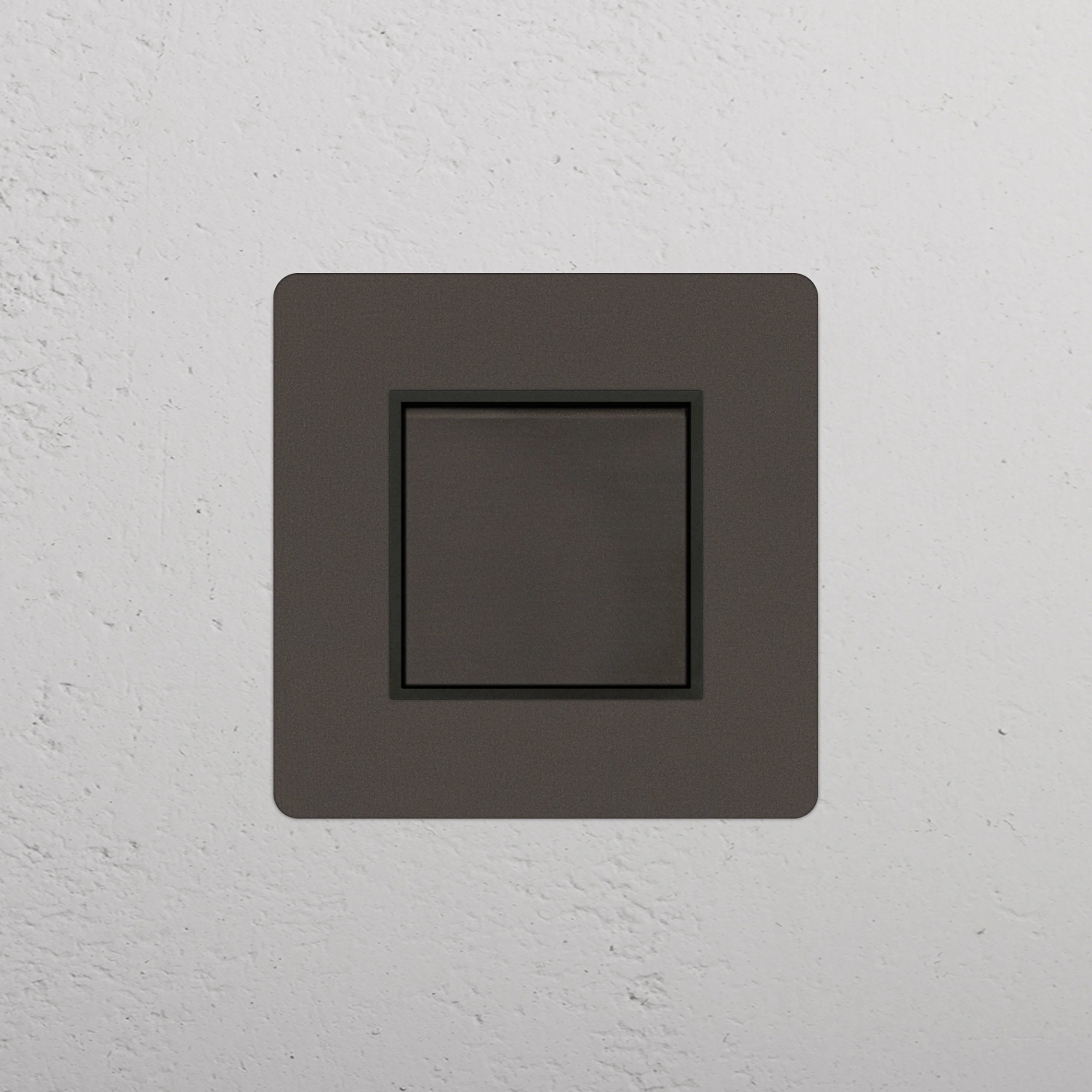Kew Single Retractive Rocker Switch - Bronze | Black - Image 2