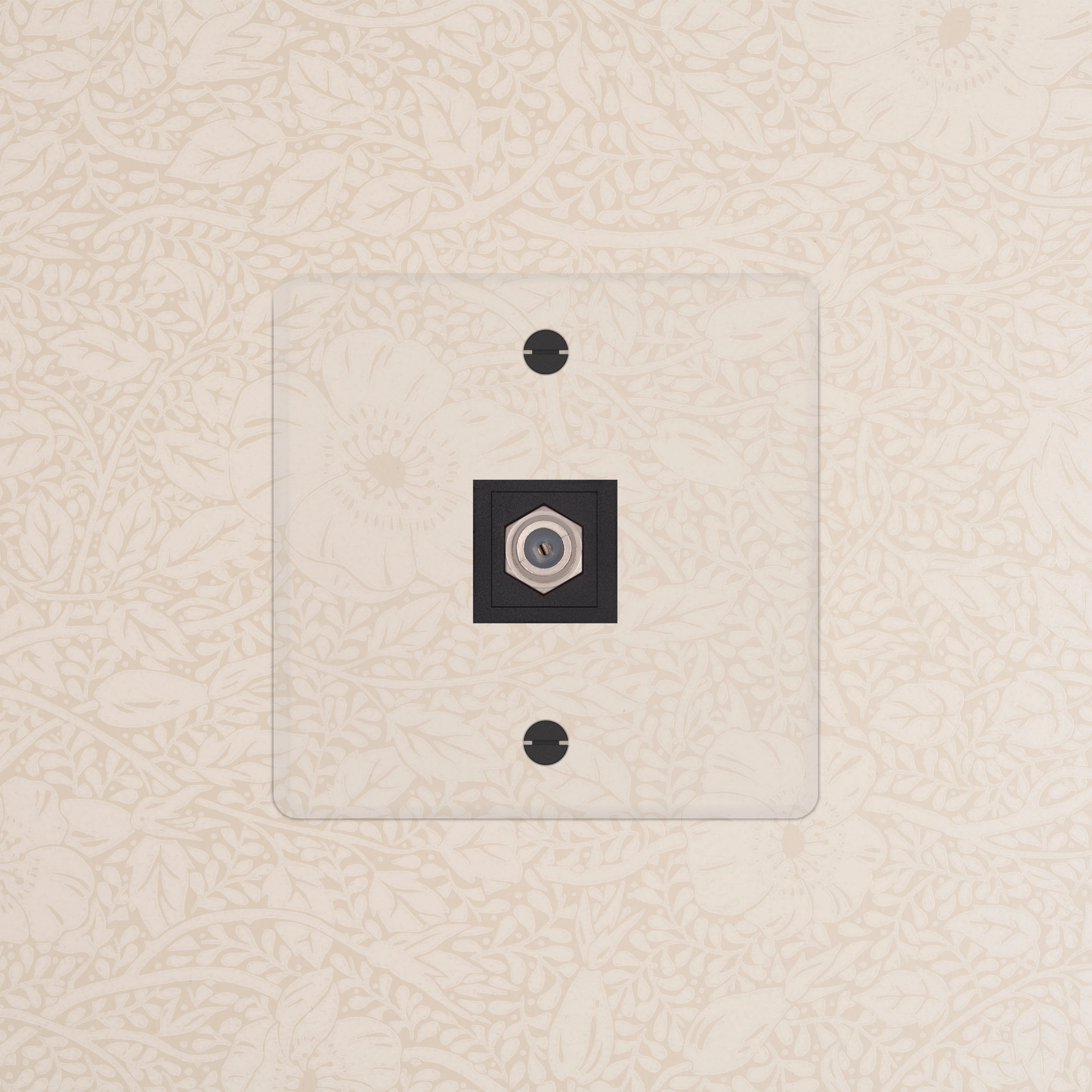 Kew Single Satellite Socket - Clear | Black - Image 2