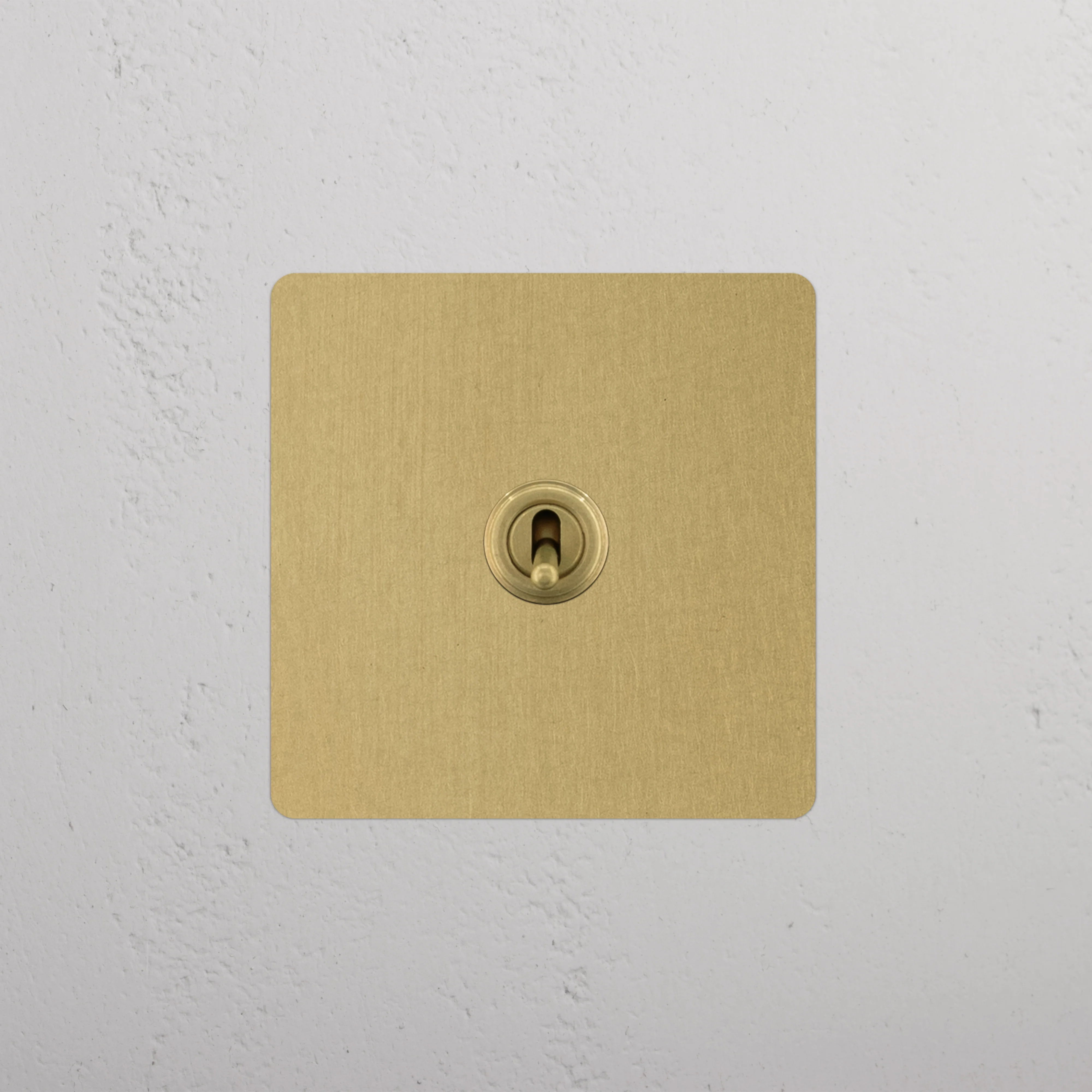 Single Smart Retractive Toggle Switch – Antique Brass - Image 2