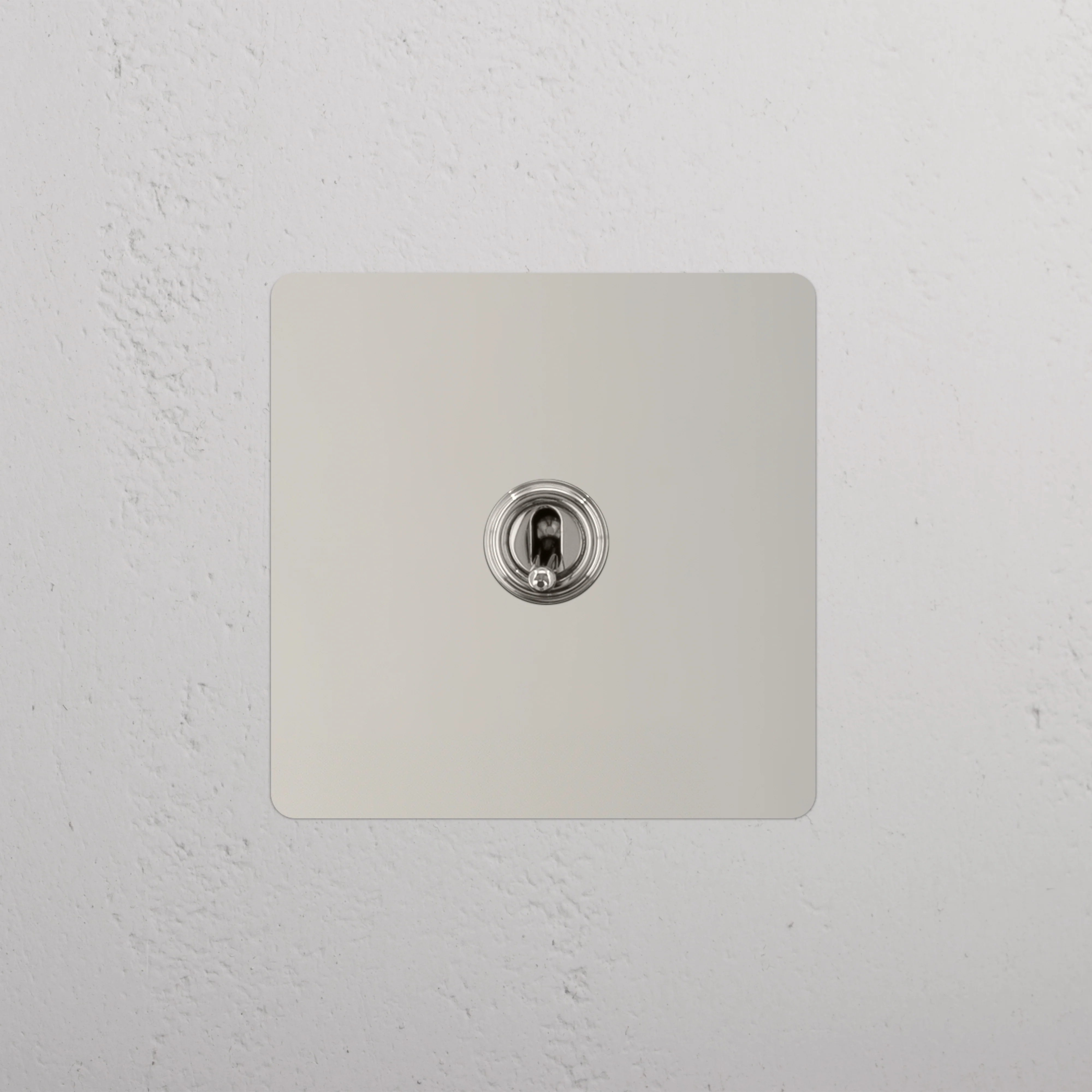 Single Smart Retractive Toggle Switch – Polished Nickel - Image 2