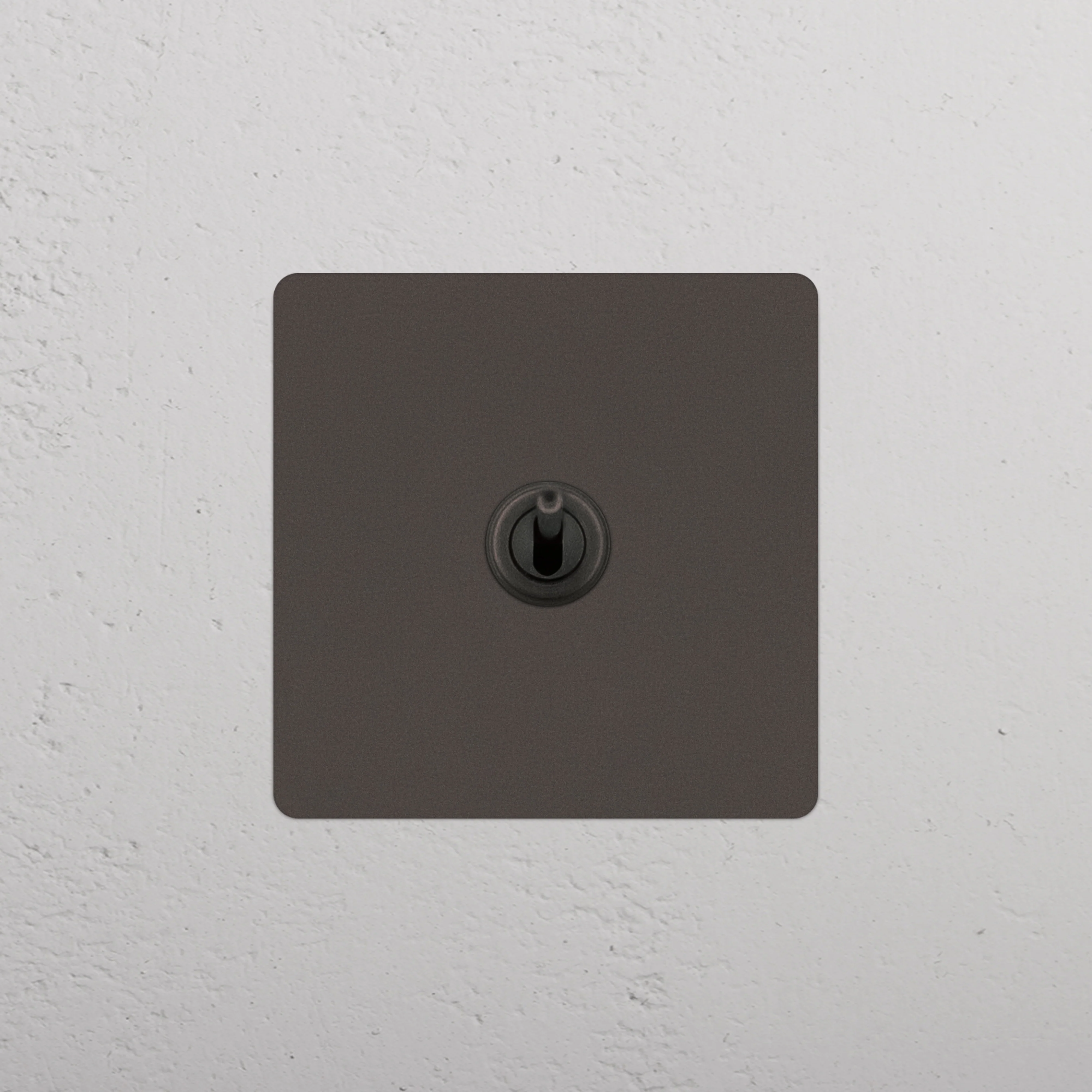 Kew Single Retractive Toggle Switch - Bronze - Image 2