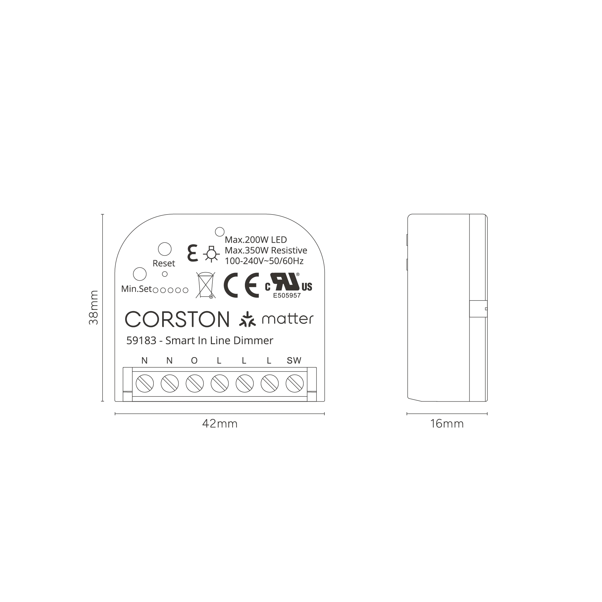 Smart In-Line Dimmer Module - Image 2