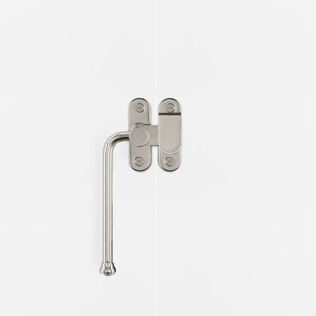 Southbank Casement Window Handle With Hook Left– Polished Nickel - Image 2