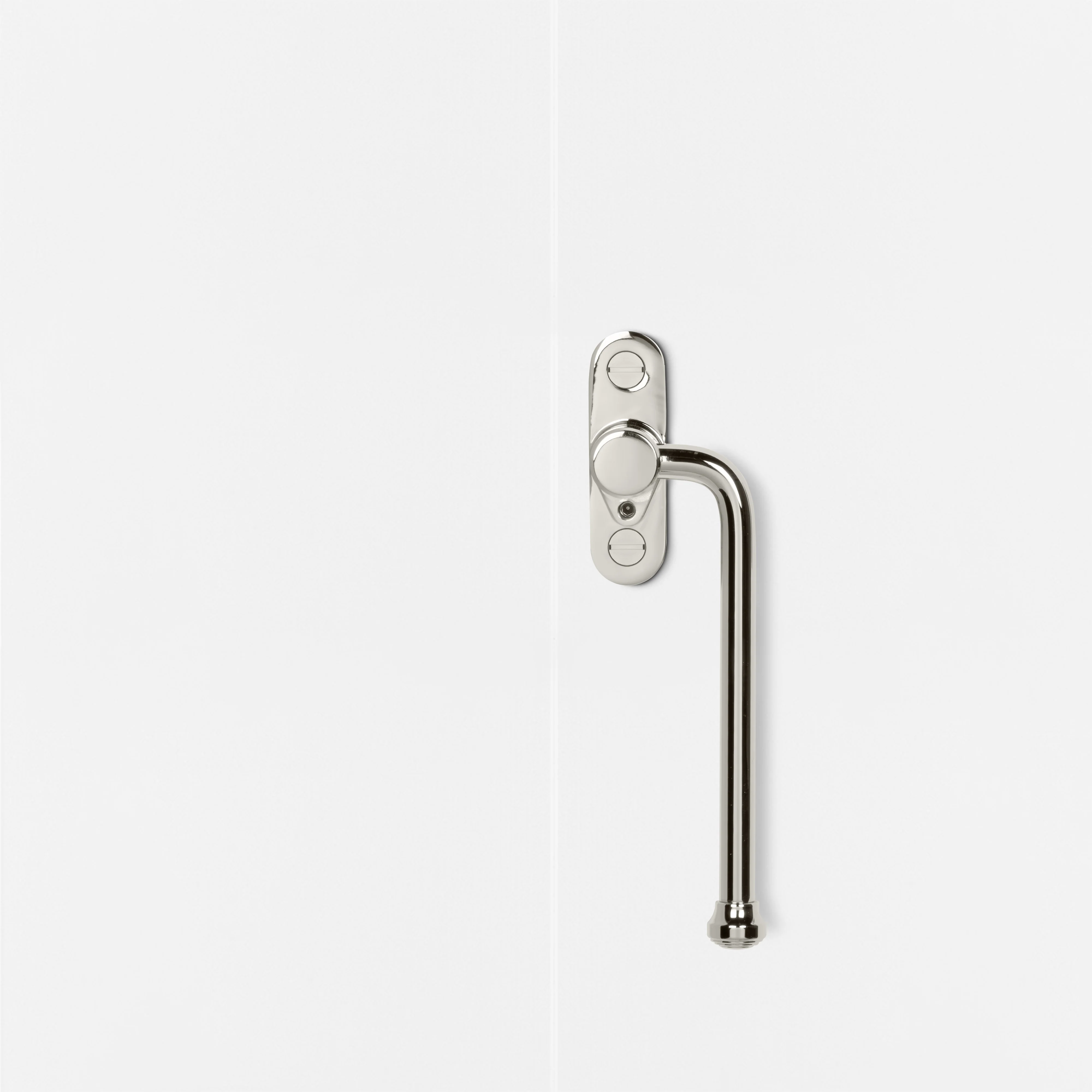 Southbank Lockable Casement Window Handle Right - Polished Nickel - Image 2