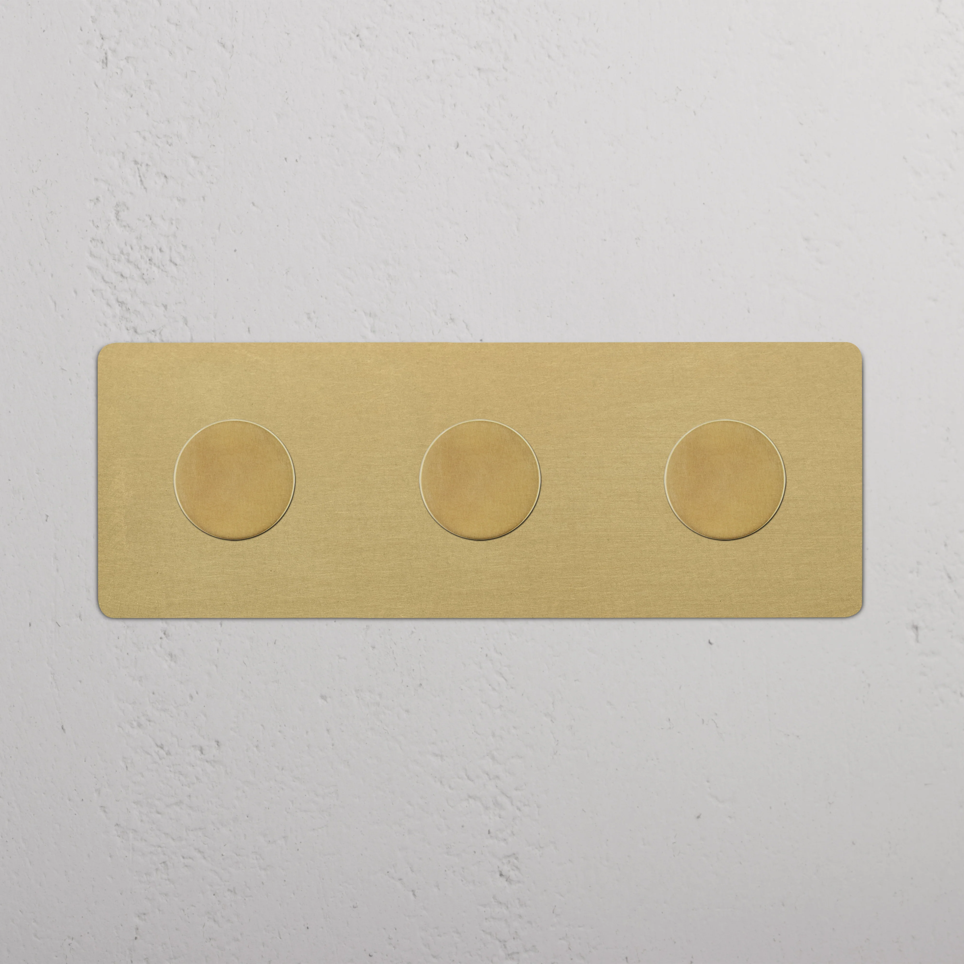Kew Triple 3x Dimmer Switch - Antique Brass - Image 2