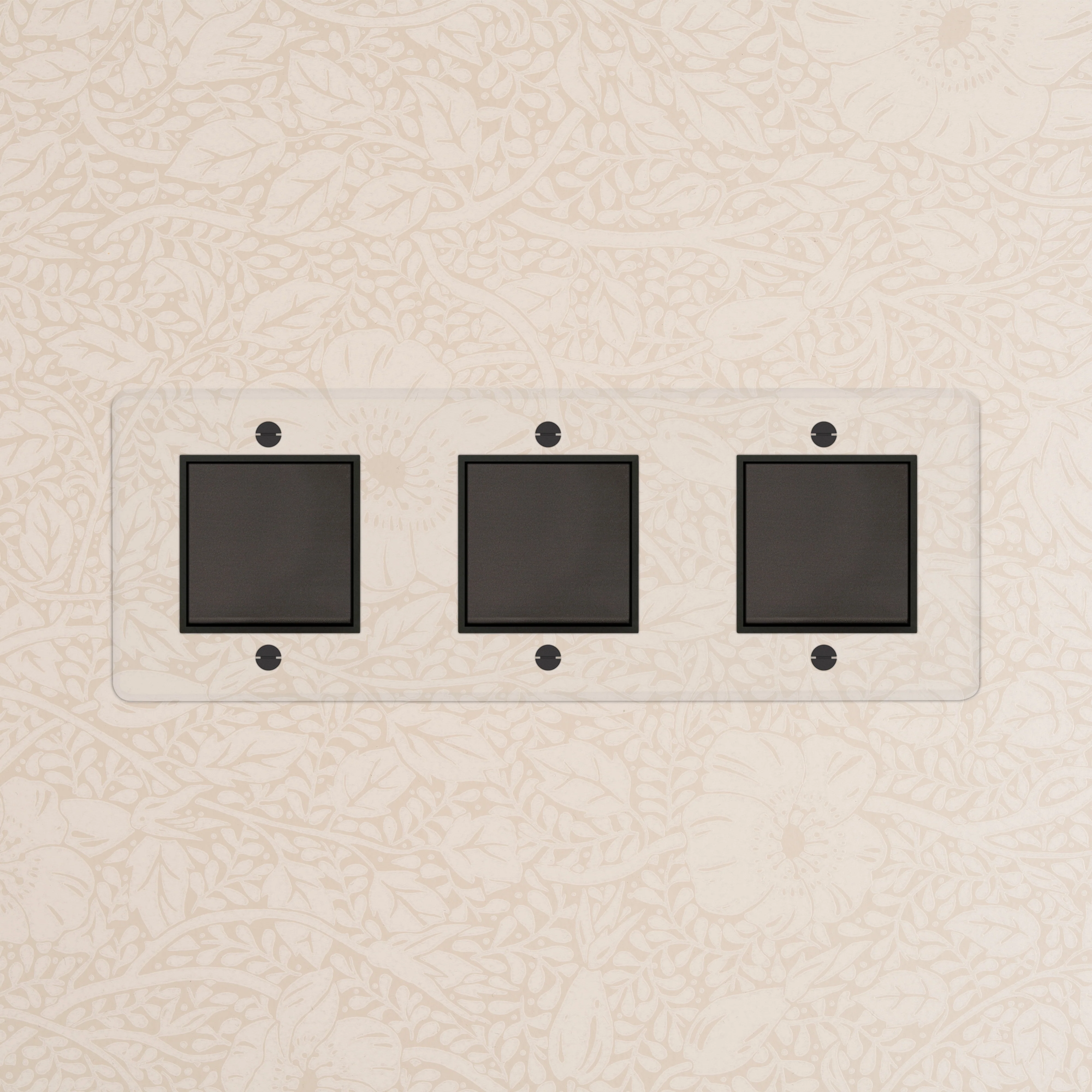 Kew Triple 3x Rocker Switch - Clear Bronze | Black - Image 2