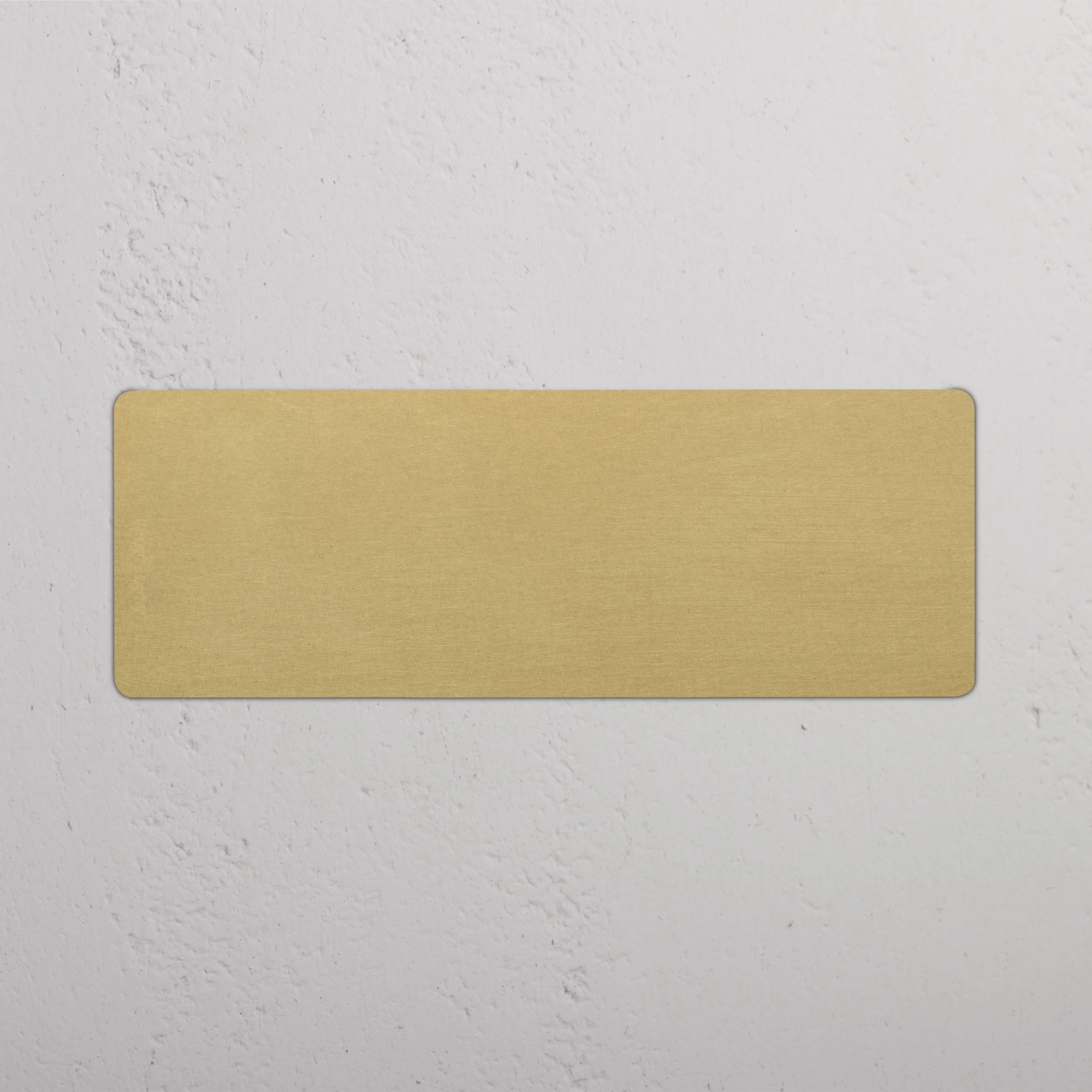 Kew Triple Blank Plate - Antique Brass - Image 2