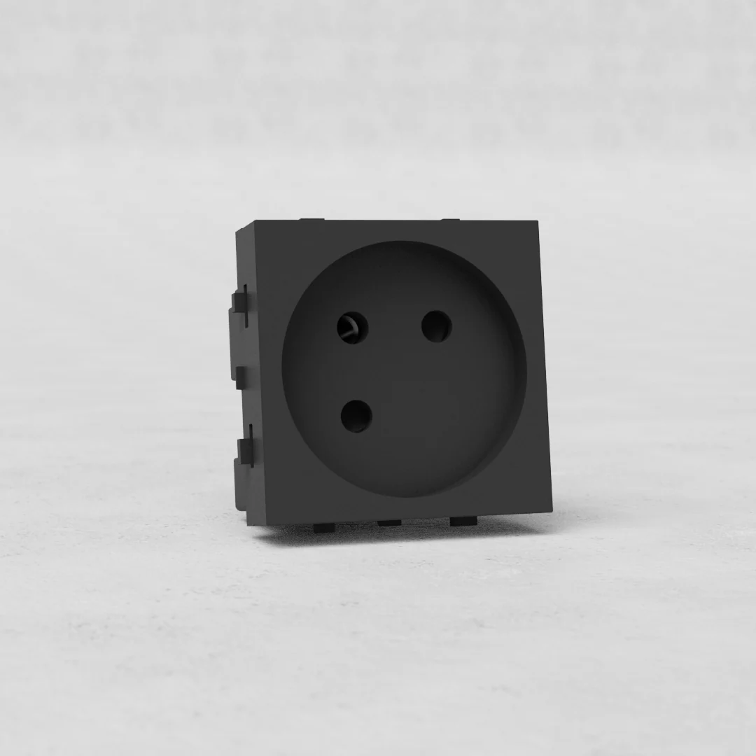 Type H Power Socket - Black