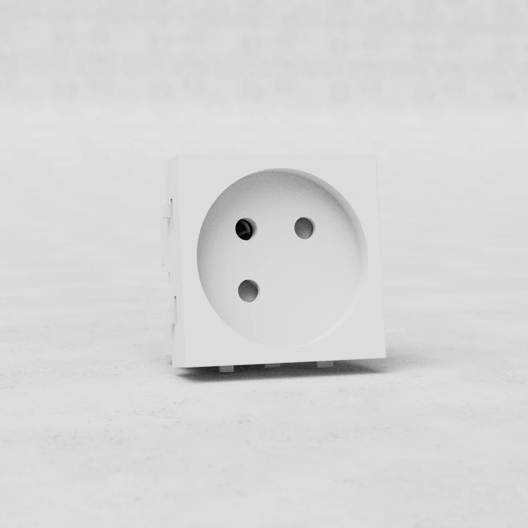 Type H Power Socket - White